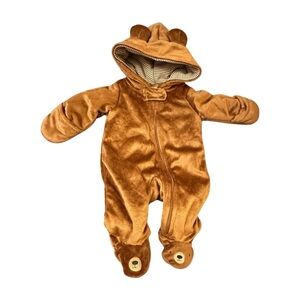 Carter's Brown Bear Hooded Footie